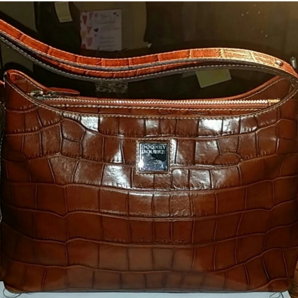 Dooney & Bourke crocodile embossed handbag